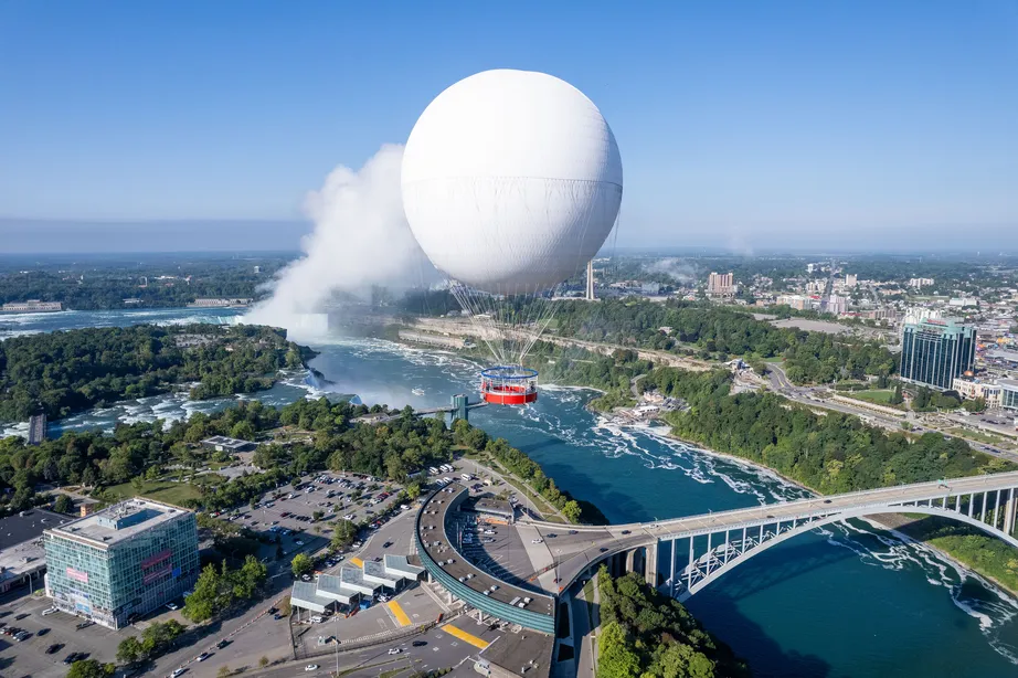 Niagara Falls Balloon Ride Horseshoe Falls Rainbow Bridge