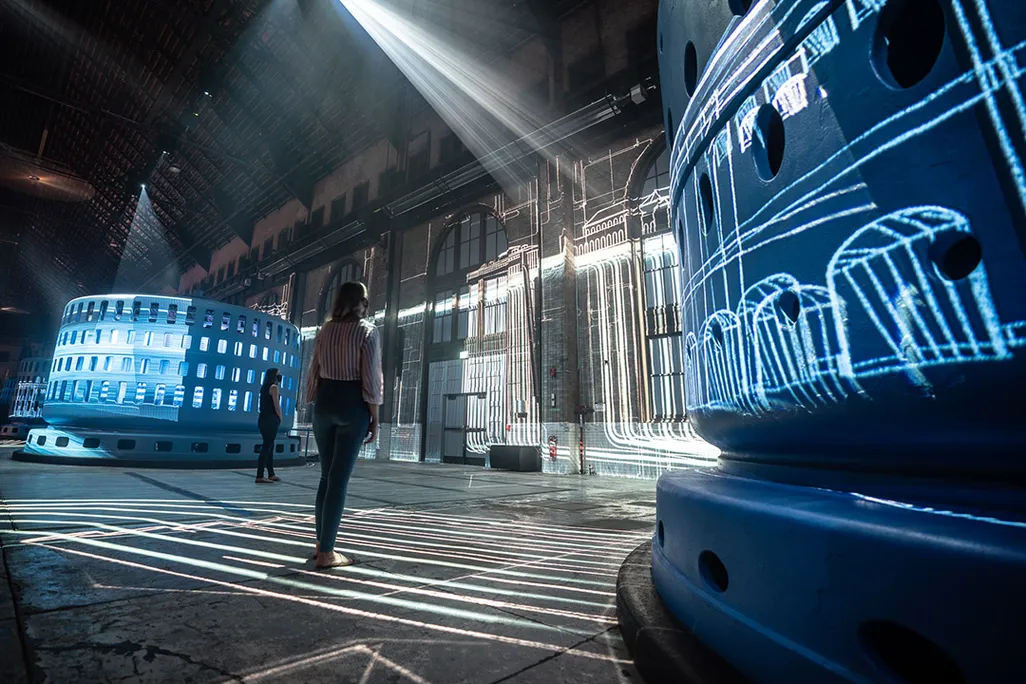 Interactive Currents show display at Niagara Parks Power Station